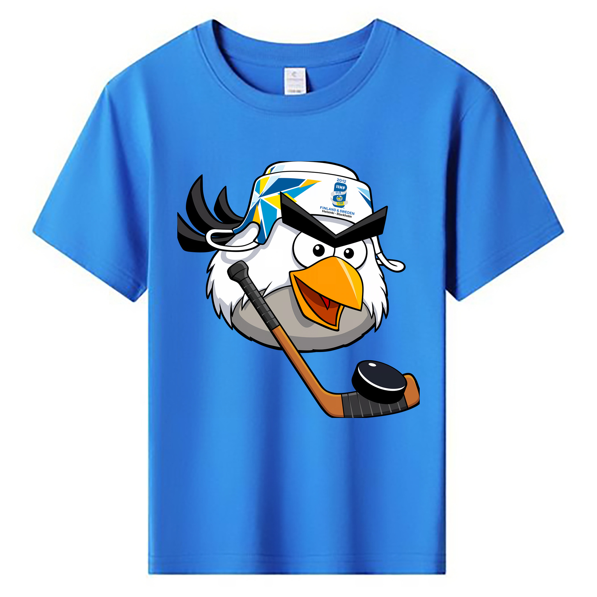（画像用） Angry Birds アングリーバード 綿100％キッズTシャツ（フロントプリント）